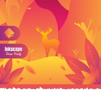 Inkscape-Kalenderblatt des Monats: Oktober 2023