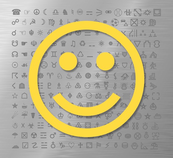 Verschiedene Symbole aus der Unicode-Tabelle